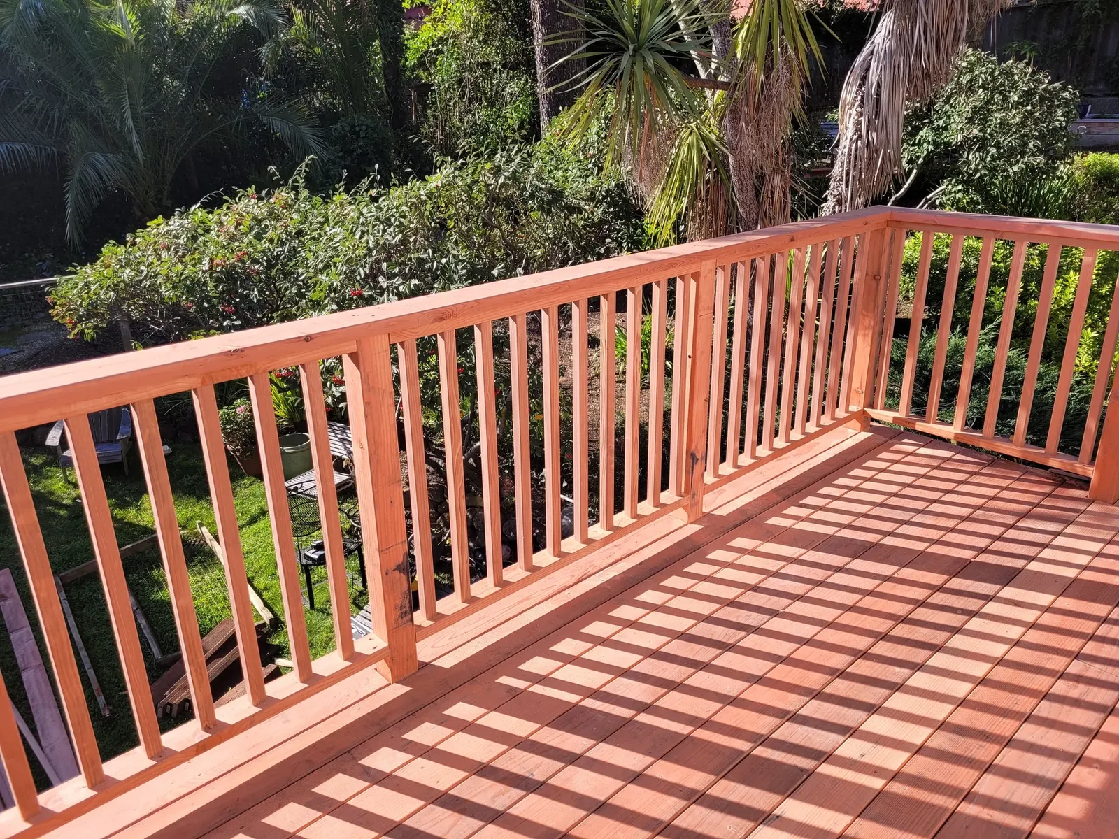 deck construction project
