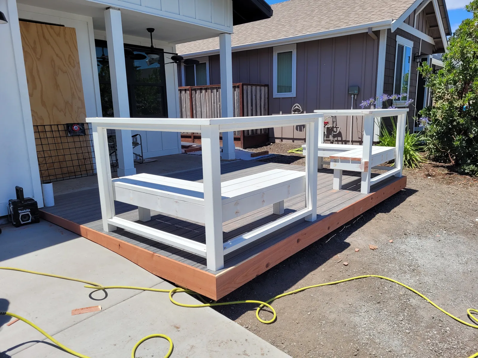deck construction project