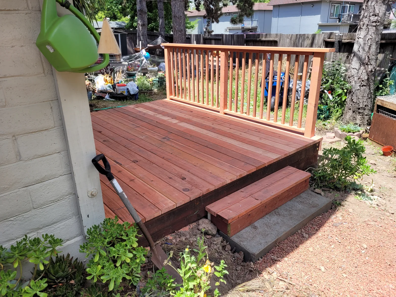 deck construction project