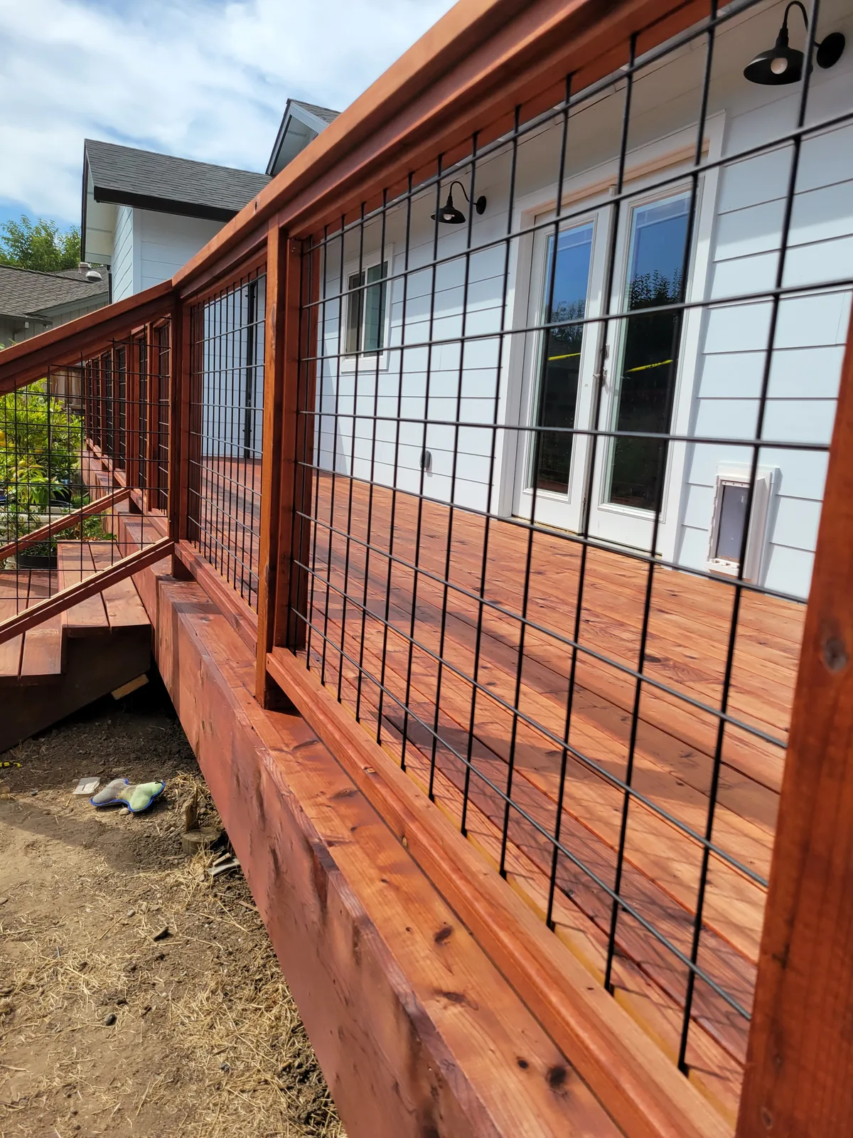 deck construction project