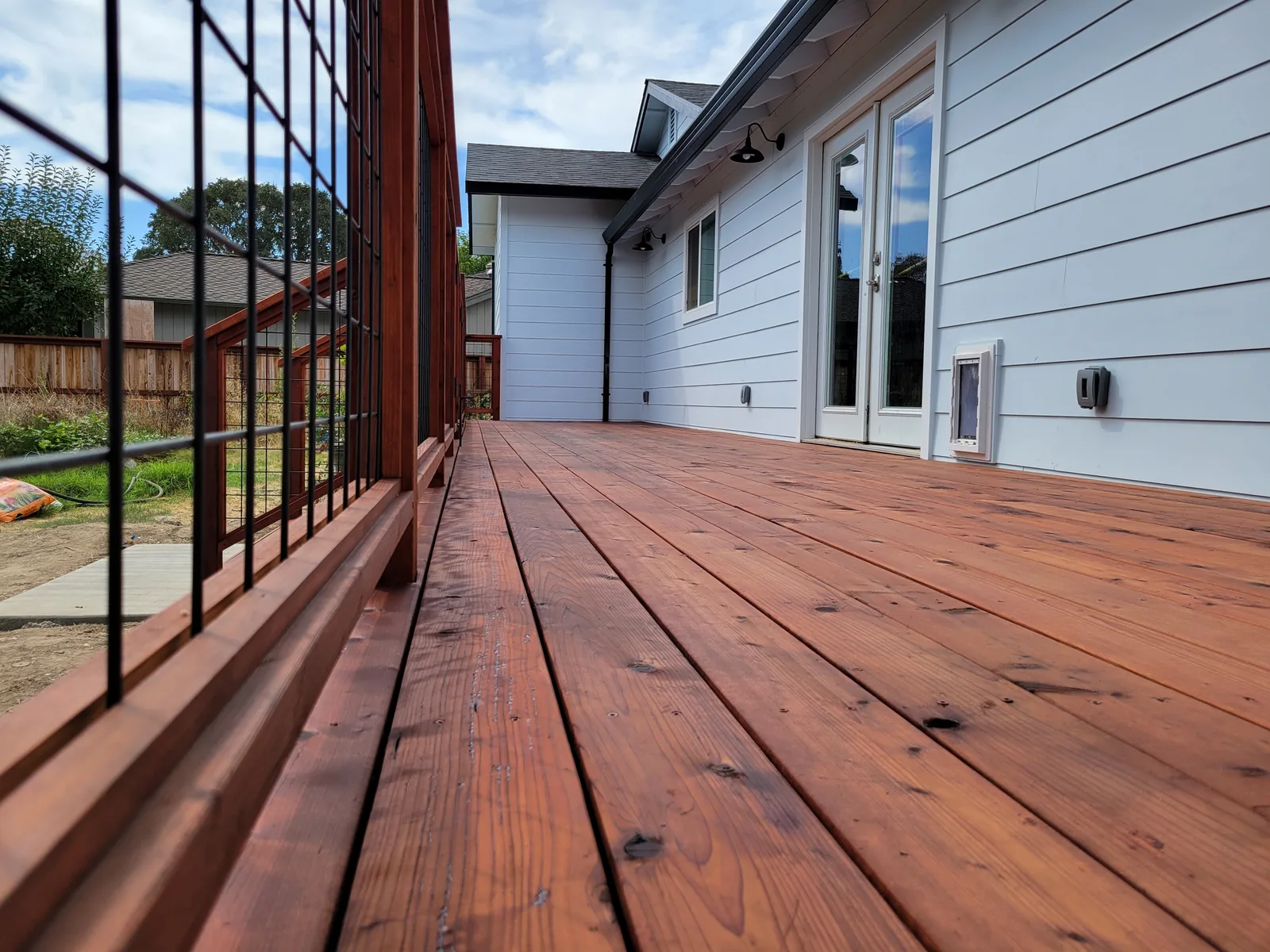 deck construction project