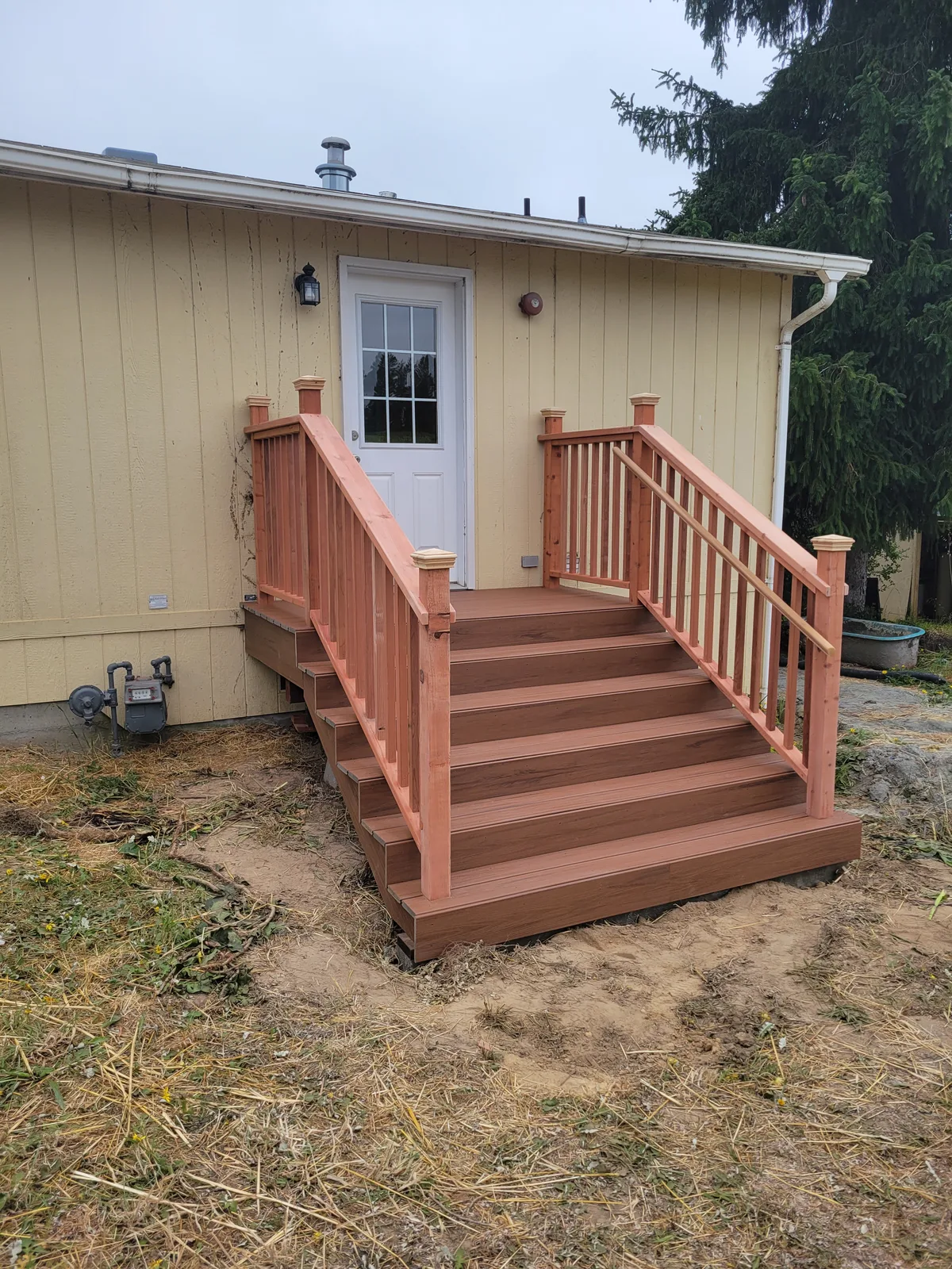deck construction project