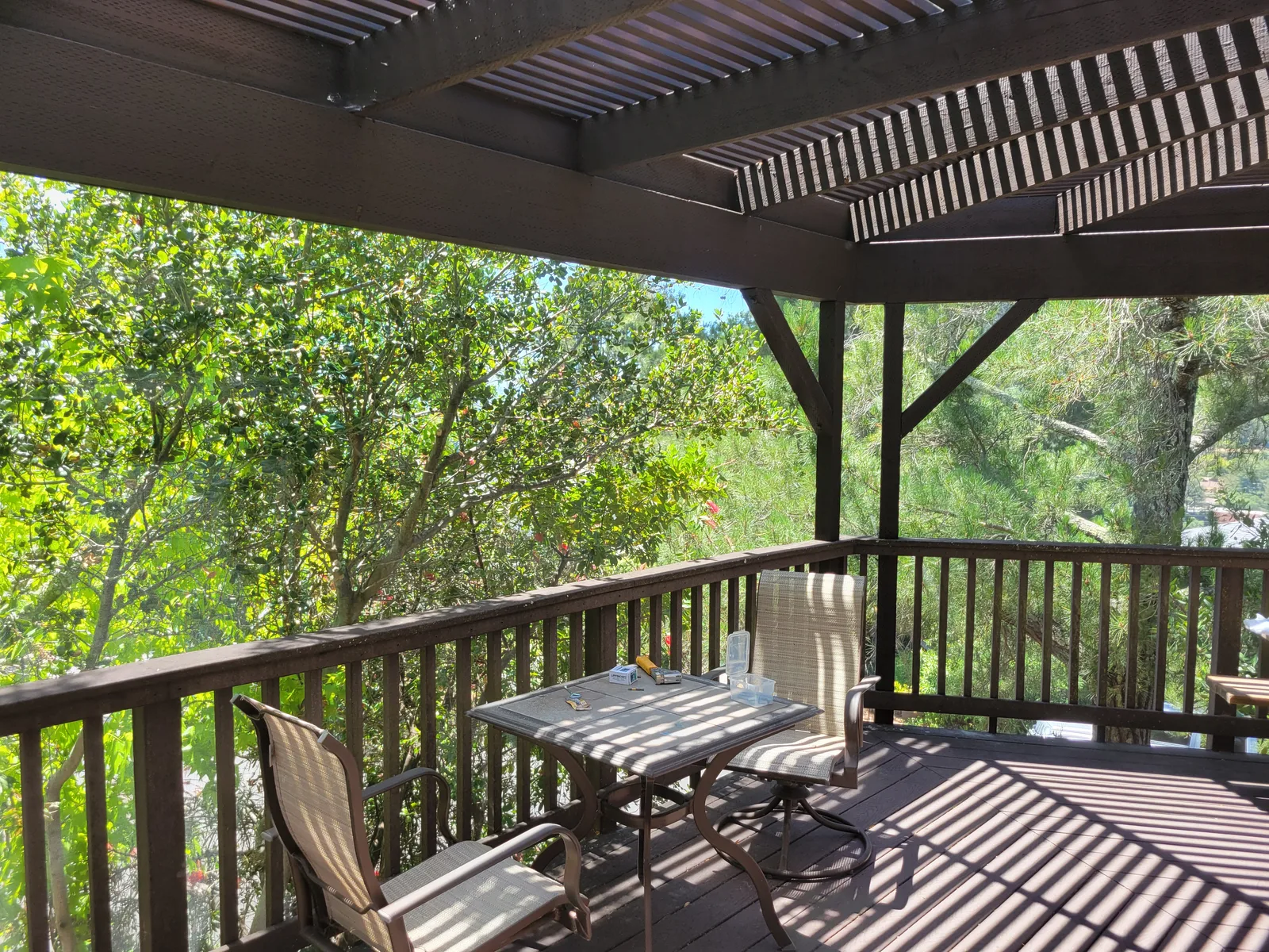 deck construction project